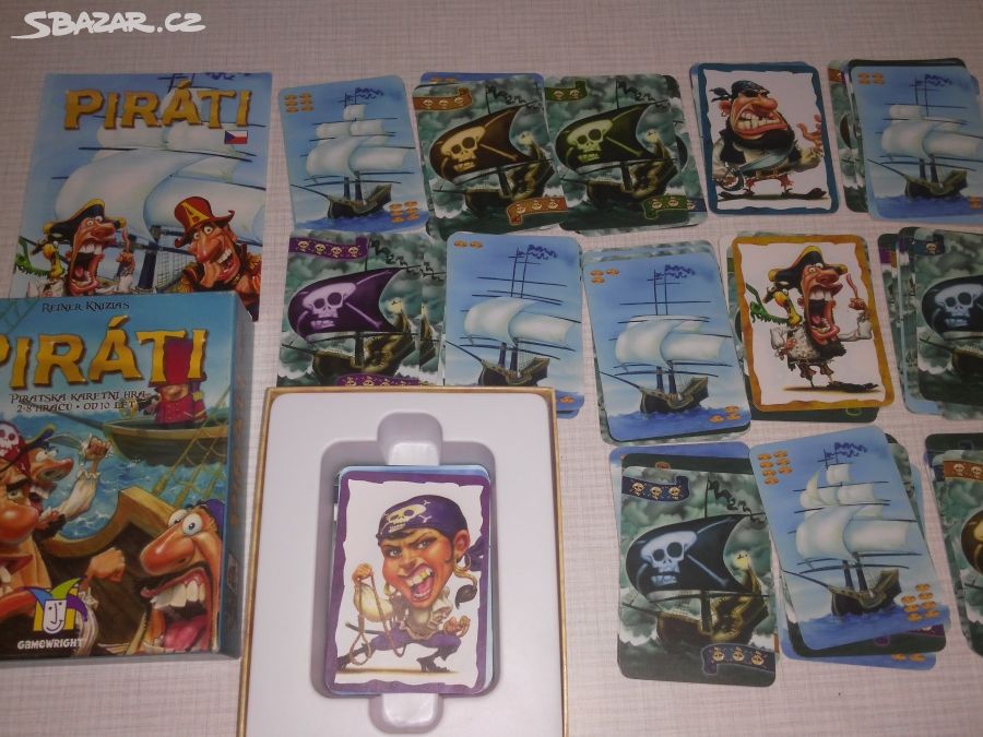 Piráti karetní párty hra pro 2 - 8 hráčů Knizia