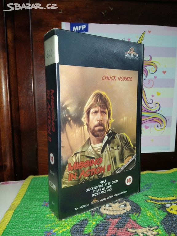 VHS Missing in Action 2 Chuck Norris Nezvěstní