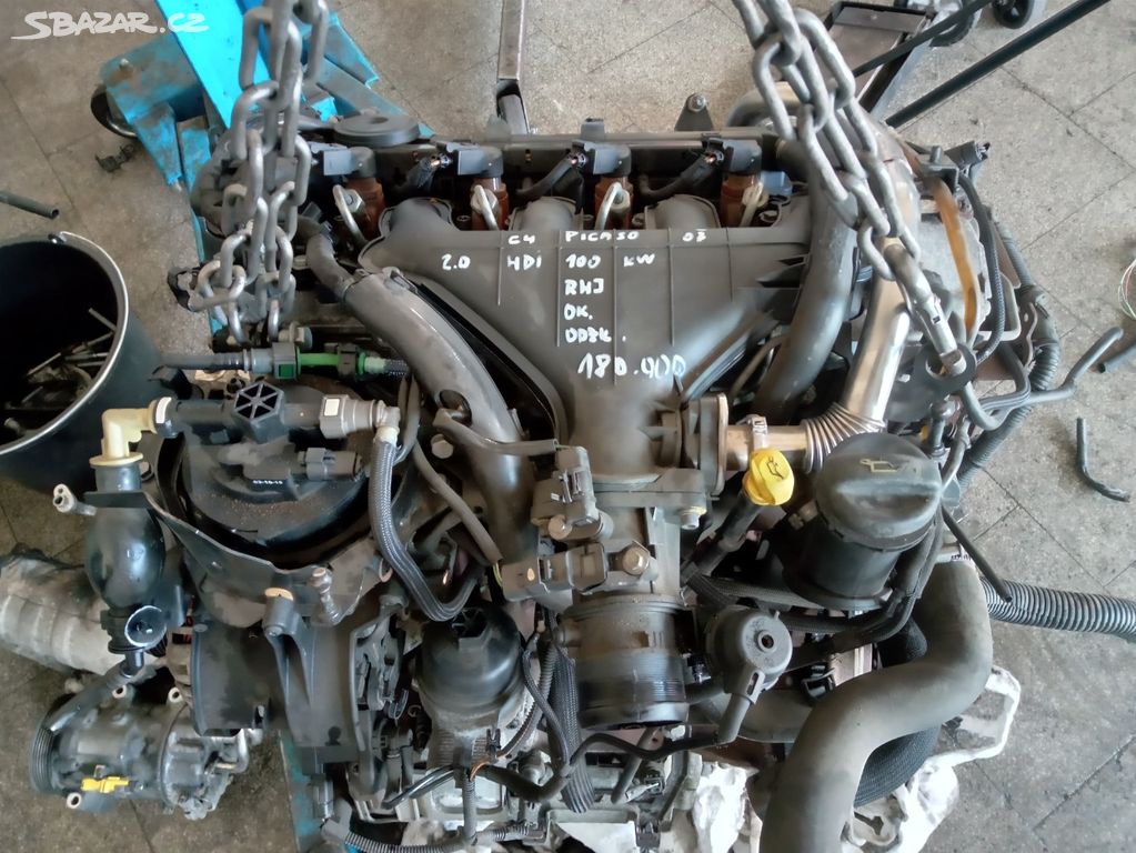 Motor Citroen C4 PICASSO 2.0HDi 100kW kód RHJ