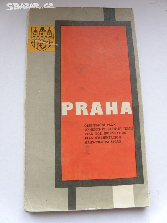 Orientační plán hlavní město Praha - rok 1967
