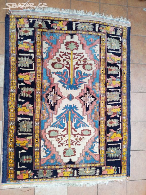 Starožitný perský koberec orig HERIZ 165 x 120 cm