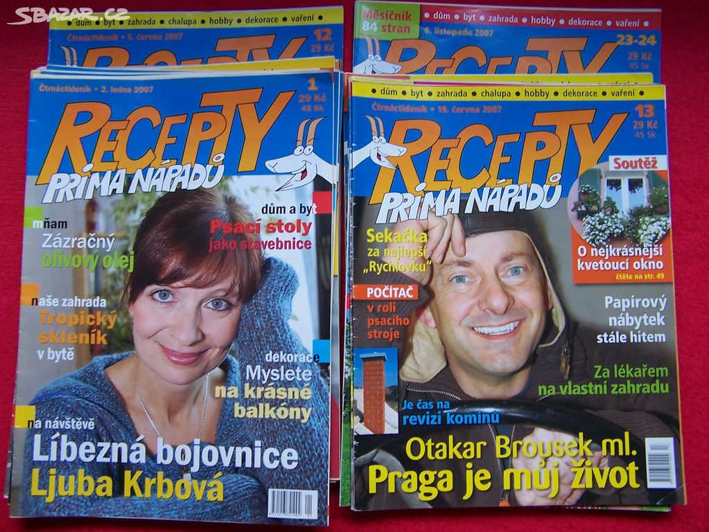 Receptář prima nápadů, ročník 2007, 24 čísel