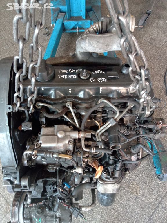 Motor Ford GALAXY, VW SHARAN 1.9TDi 81kW kód AFN