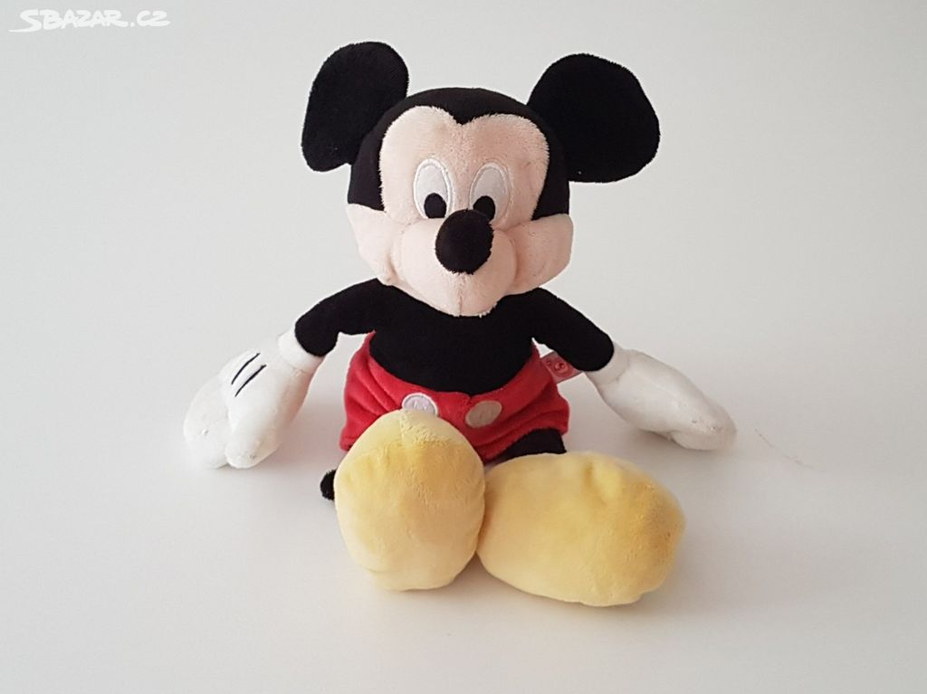 Myšák Mickey, plyšák, plyšový. Výška 30 cm.