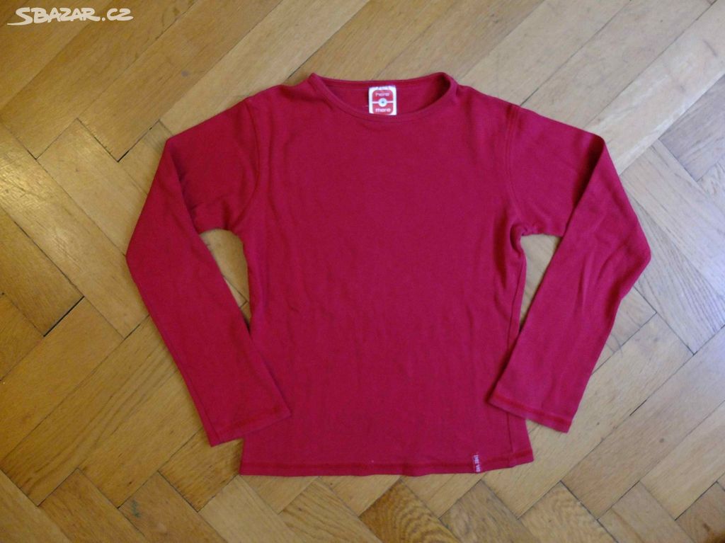 Červené triko/mikina, zn. C&A, vel.146/152
