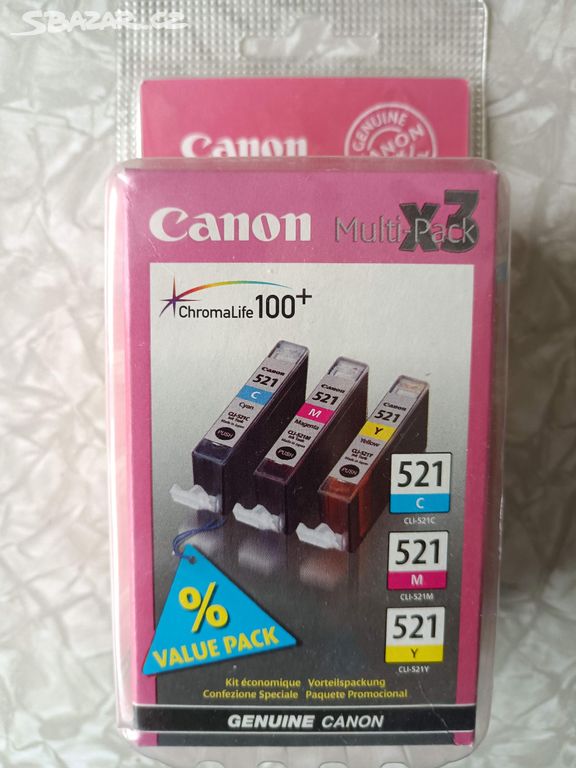 Originál inkoust Canon CLI-521
