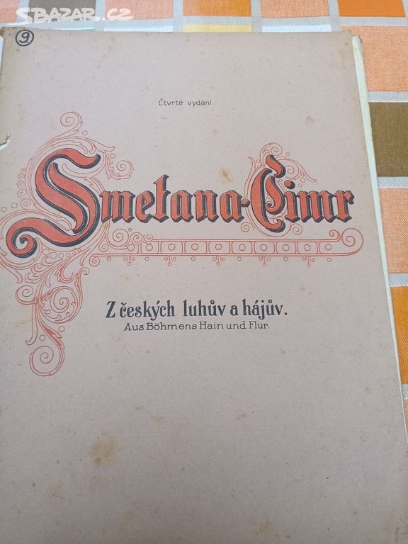 Noty - Bedřich Smetana - Z českých luhů a hájů