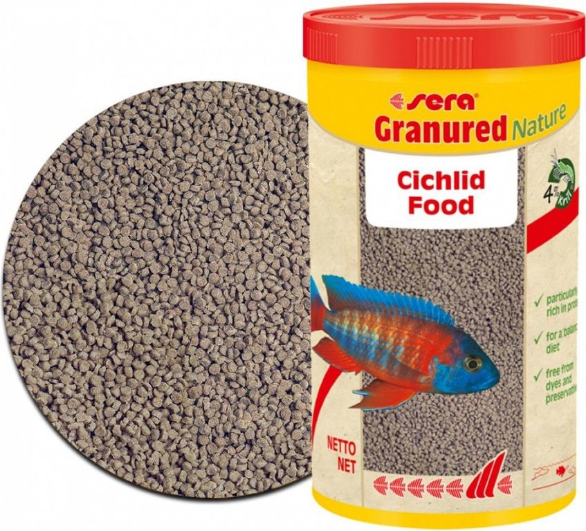 Sera Cichlid Green XL Nature - XL Cichlid Food 1000ML