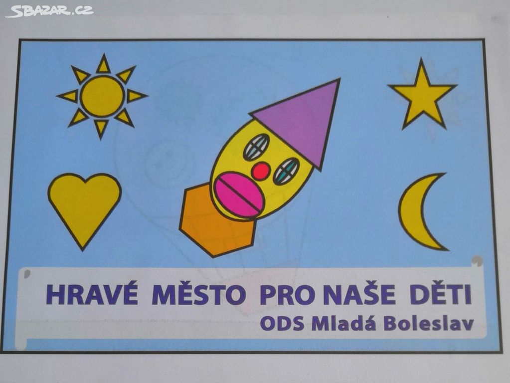 Prodám staré reklamní omalovánky ODS