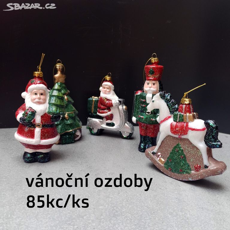 ozdoby na stromeček. Výprodej skladu