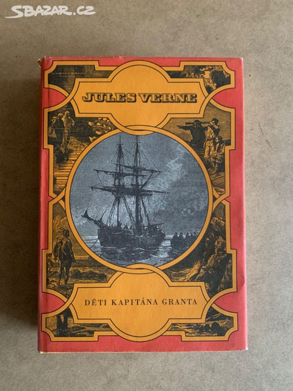 Kniha J. Verne Děti kapitána Granta