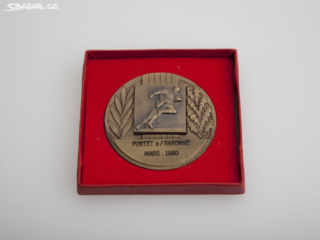 Francouzská sportovní medaile Art et Médailes 1980