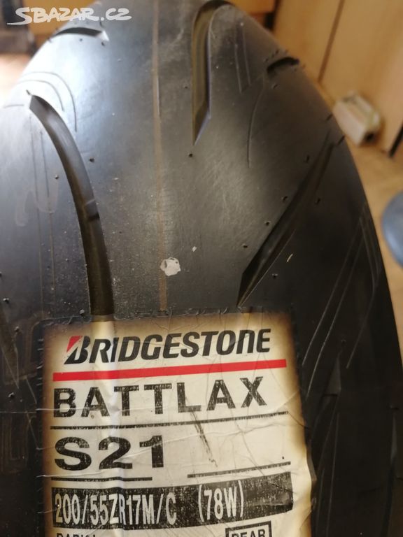 Moto pneu 200/55-17 Bridgestone Battlax S21