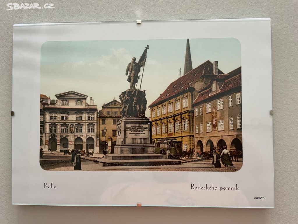 Obrázky historické Prahy  - 9ks