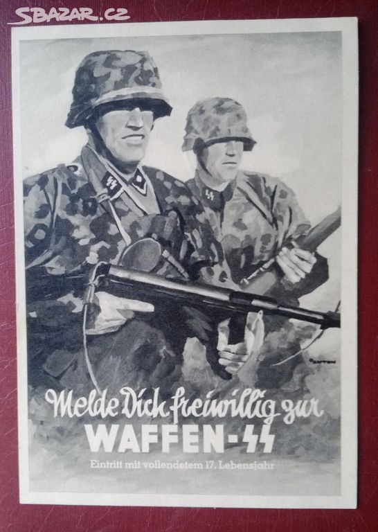 1942, nábor Waffen SS. Upozorňuji, že nic a nikoho