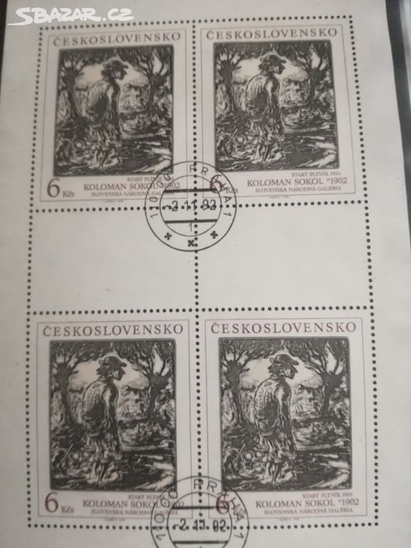 Aršíky - Série poštovních známek ČSFR, 1992