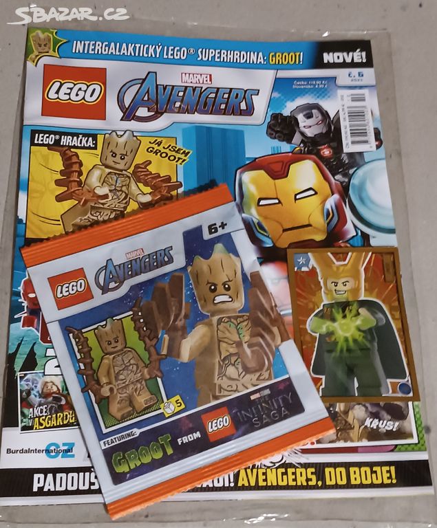 LEGO AVENGERS 6/23 - časopis + hračka