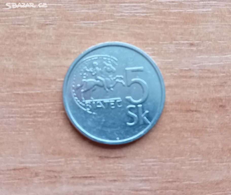 Mince Slovenská republika  5  Sk 1993