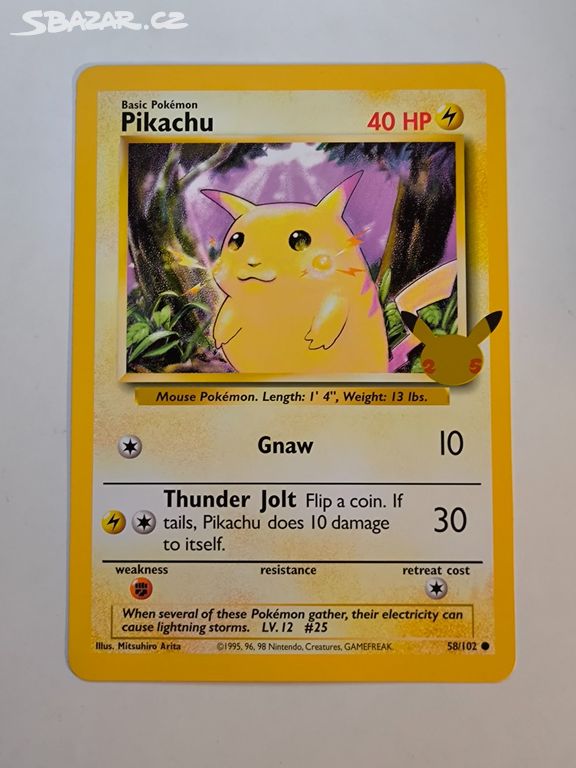 Pokemon PROMO karta Basic Pikachu JUMBO
