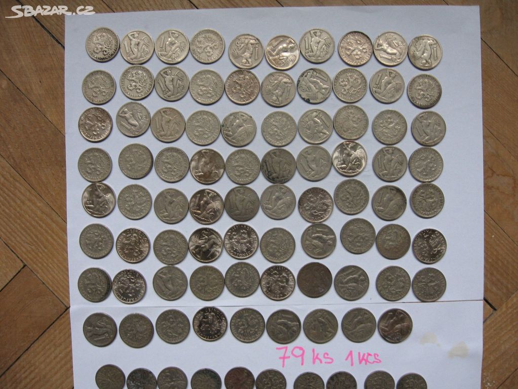 československé mince 1922 až 1938