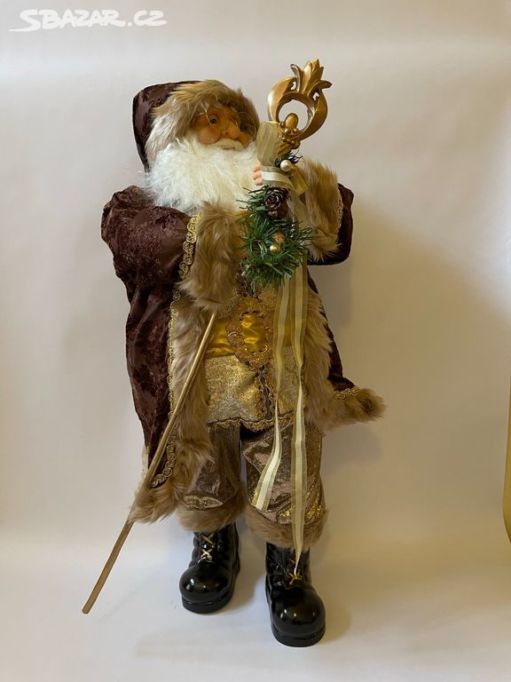 Santa Claus - dekorace socha 85 cm