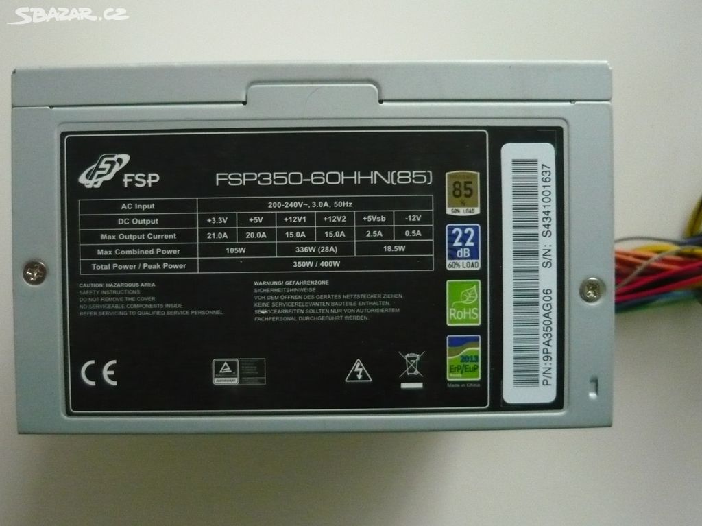 Fortron FSP350-60HHN 85+ PCIe 350W