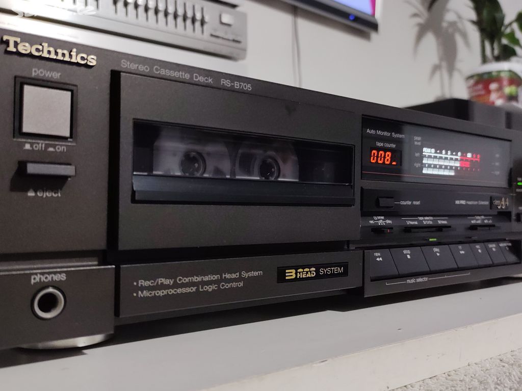 TECHNICS RS-B705 Stereo Cassette Tape Deck (Japan)