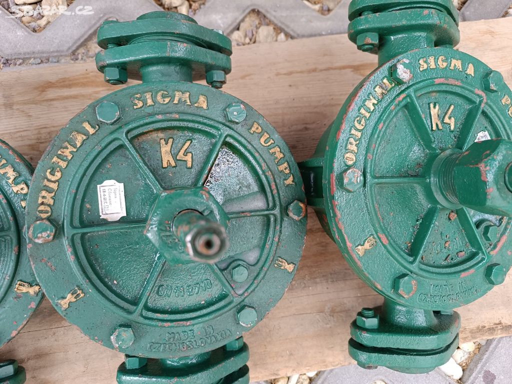 Nová ruční  pumpa Sigma K4 K5