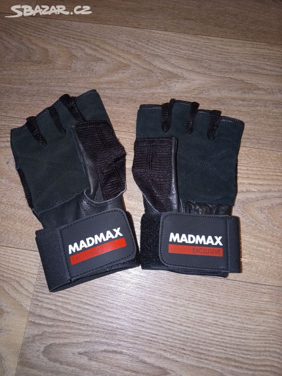 NOVÉ pánské fitness rukavice MADMAX, vel. L