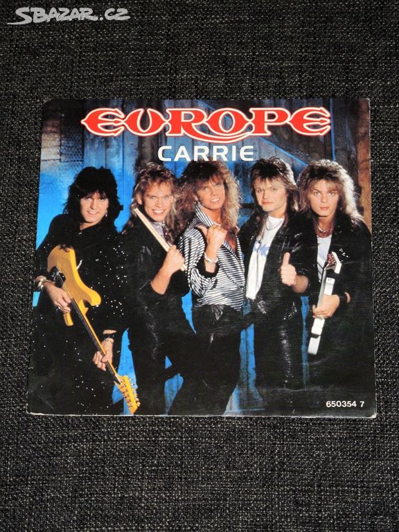 7" singl Europe - Carrie / Love Chaser (1987).