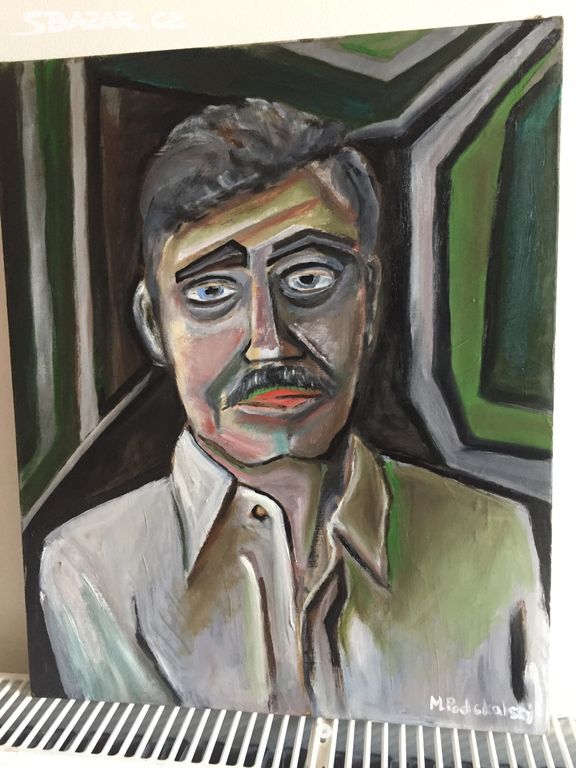 obraz autoportrét (olej na plátně)Milan Podskalský