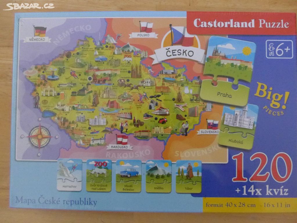 Puzzle Mapa ČR