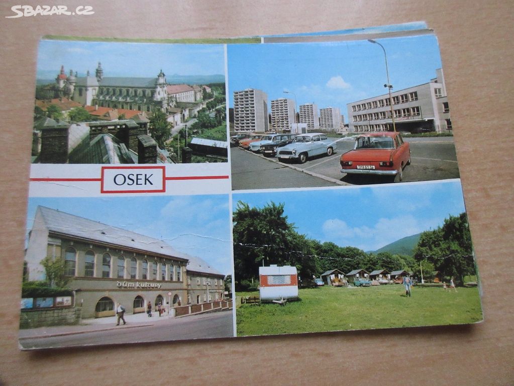 Pohlednice Osek soubor obrázků 10 ks 1975+