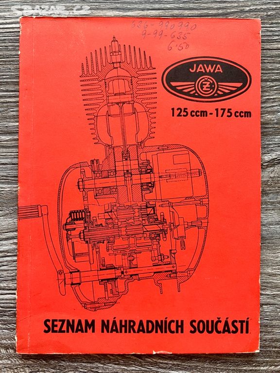 Seznam ND - Jawa - ČZ  125ccm / 175ccm ( 1957 )