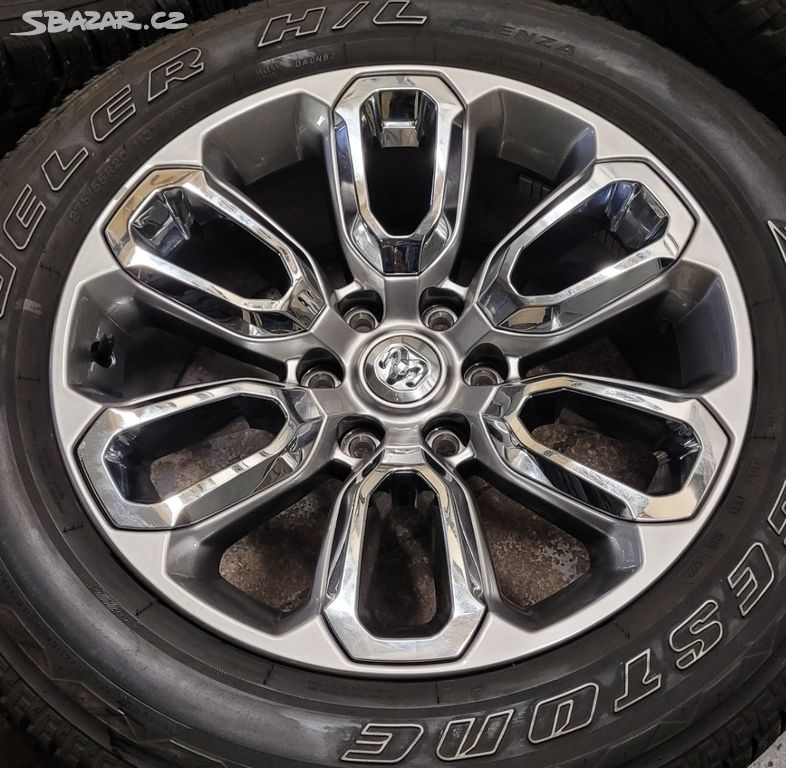 Dodge Ram 1500,alu 20',originální alu, pneu, tpms