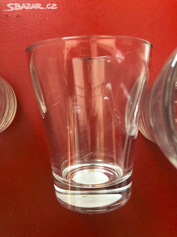 Silnostěnné sklenice - 6 kusů