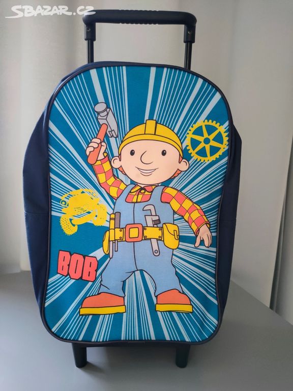 Dětský cestovní kufřík na kolečkách Bobdybuilder