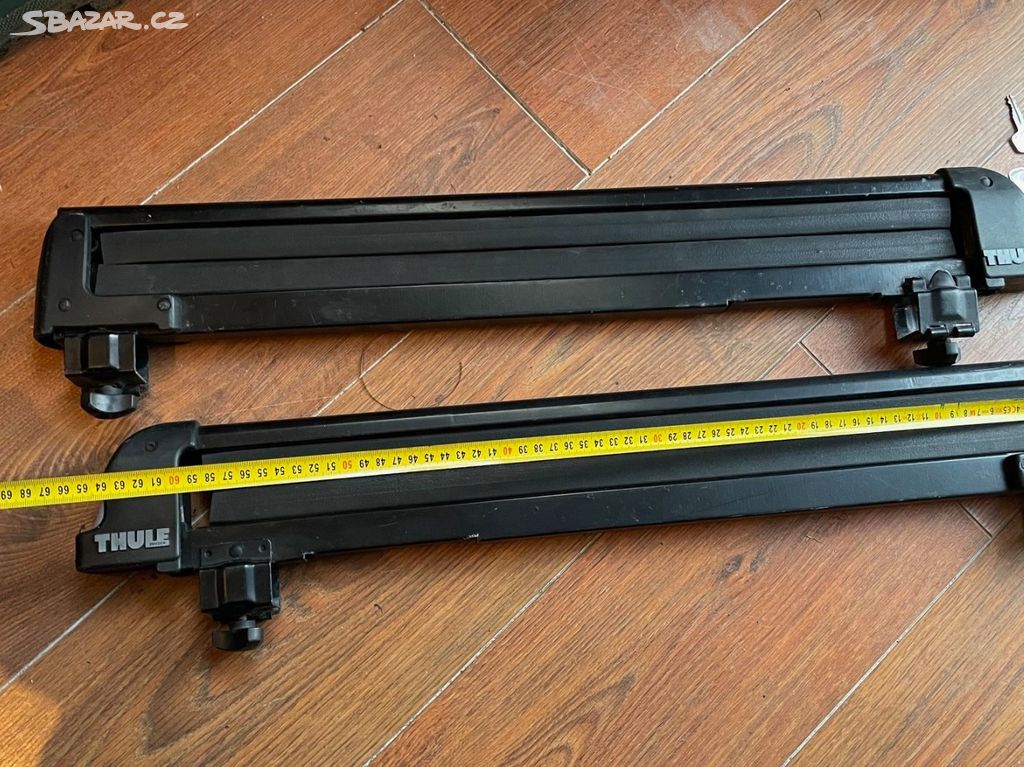 Střešní nosič držák lyží Thule 2 ks 60 cm a 40 cm