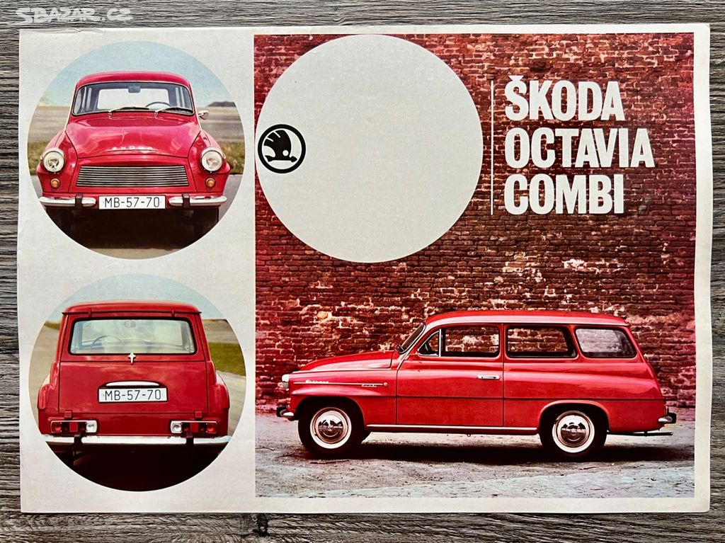 Prospekt Škoda Octavia Combi ( 196X ) Motokov