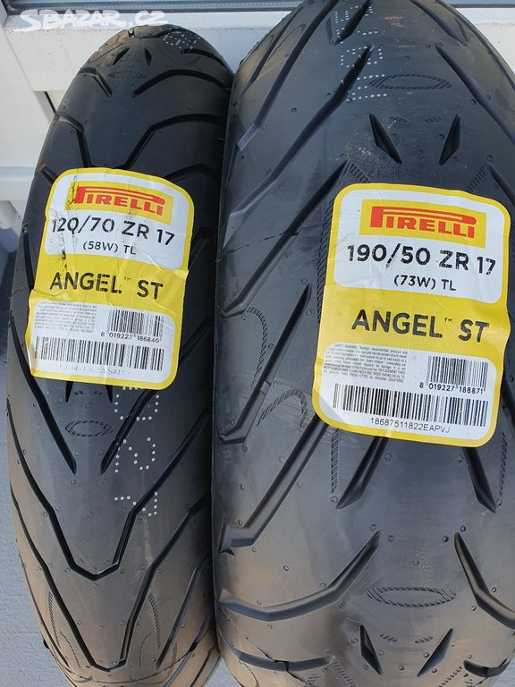 120 70ZR17 190 50ZR17 Pirelli Angel ST Kutna Hora Sbazar.cz