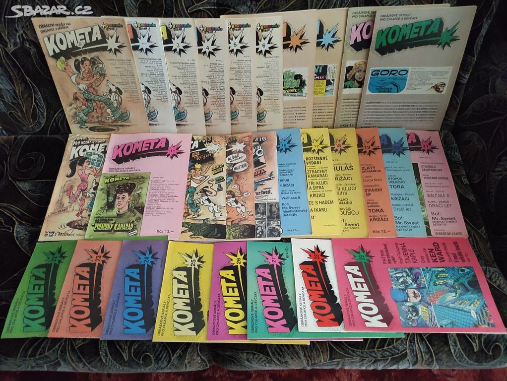 Kometa -čísla 1 - 30 - komiksový časopis