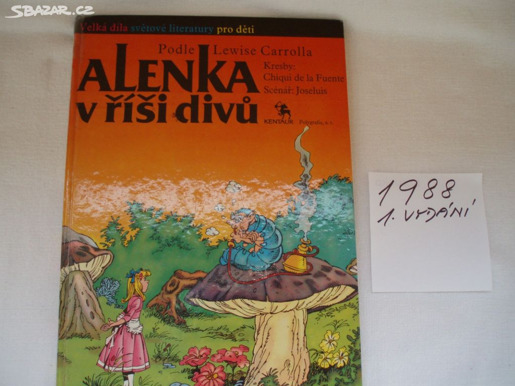 komixy Alenka v říši divů 1.vydání 1988
