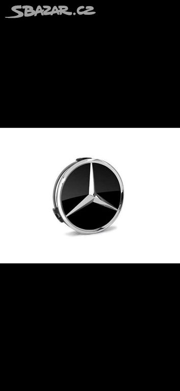 Středové pokličky, krytky kol Mercedes Benz 75mm