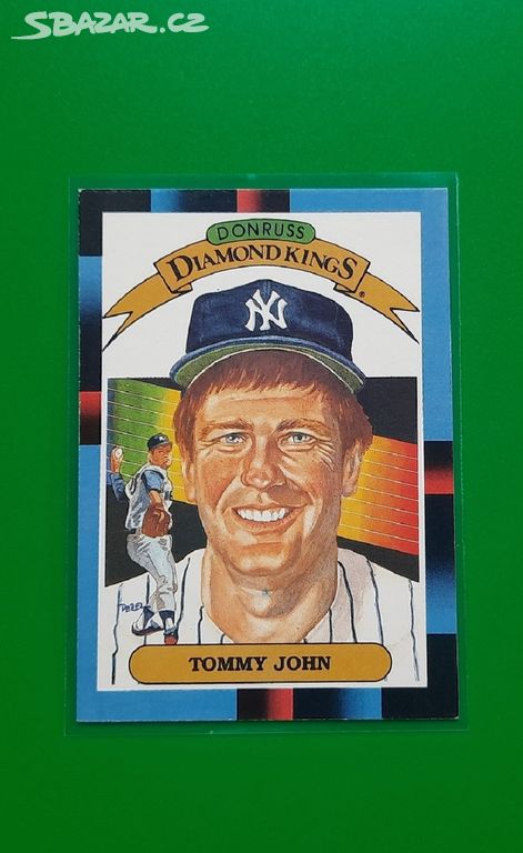 Tommy John #17 baseball karta DONRUSS z roku 1988