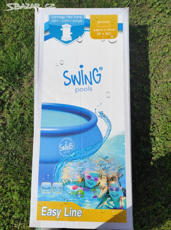 Bazén Swing pools Easy line s filtrací 3,66x91 cm