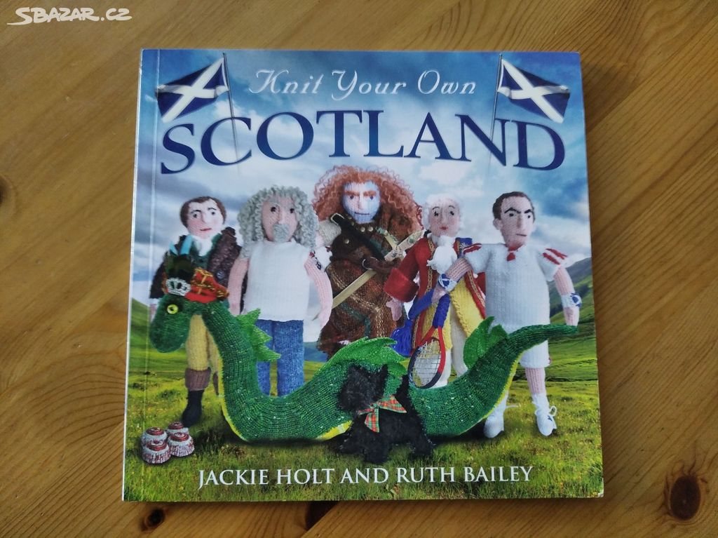 nová kniha návodů - háčkované Skotsko