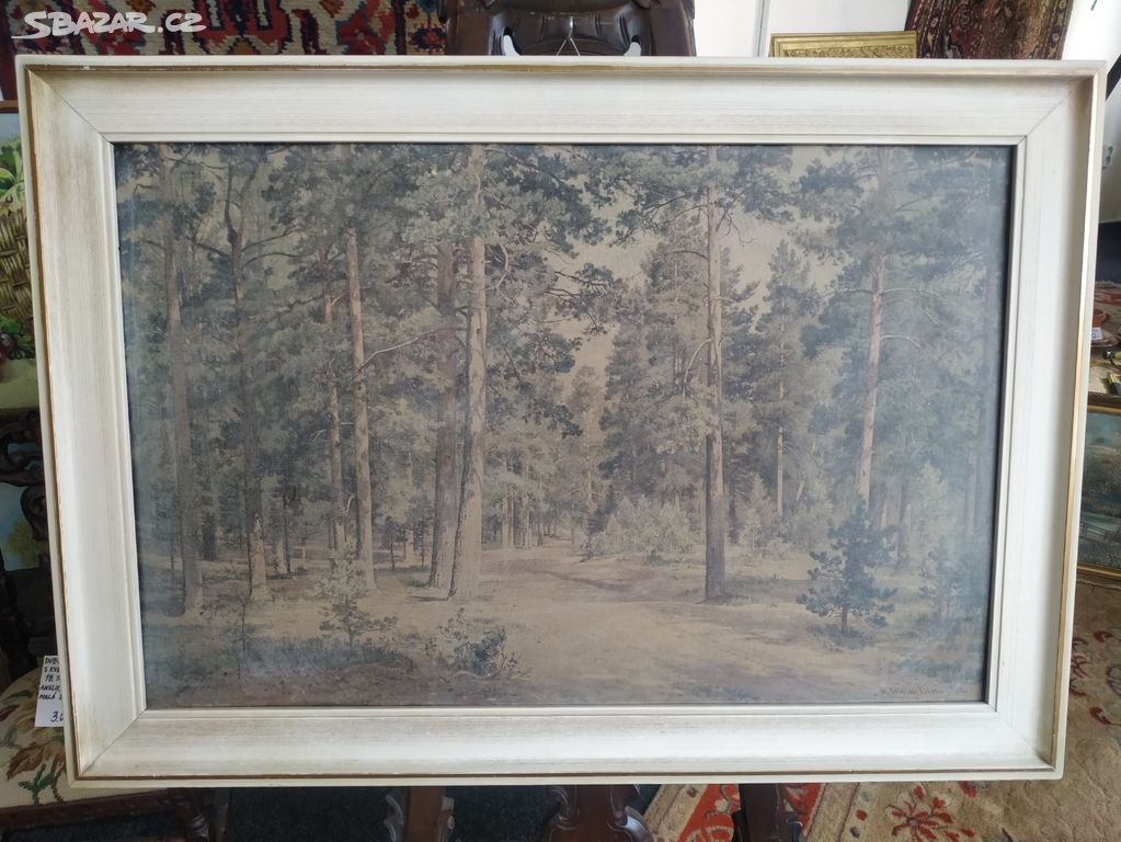 St. obraz, borovicový les, Šiškin, č. 1000210-1