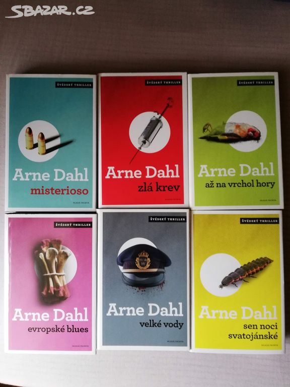 Severské krimi - Arne Dahl - komplet 6 knih