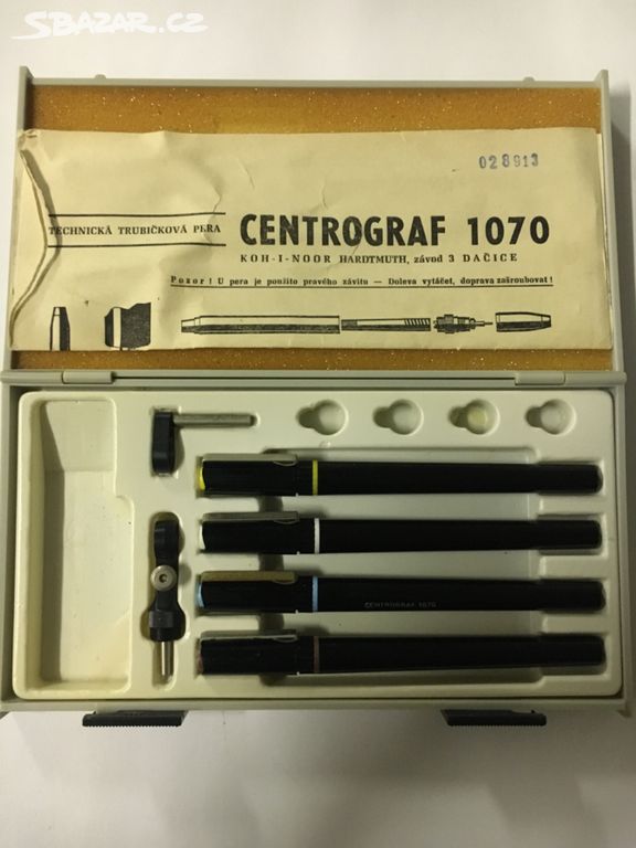 Technické trubičkové pero Centrograf  1070