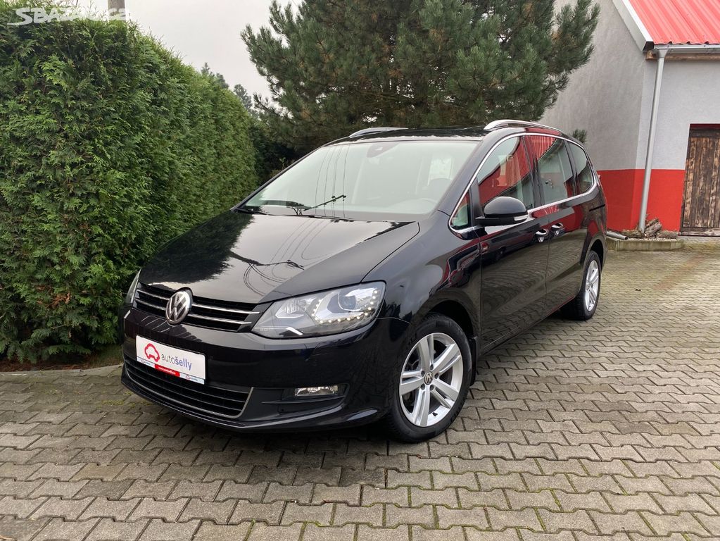 VOLKSWAGEN SHARAN 2,0 TDI DSG 7MÍST WEBASTO NAVI